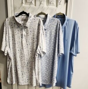 Men's Blue Short-Sleeve Polo Shirt - Classic Casual